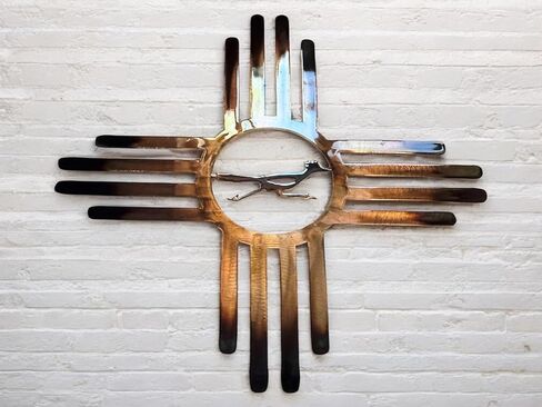 ديكور فني جداري معدني من Southwestern Zia مع Roadrunner مقاس 40 بوصة in Kuwait