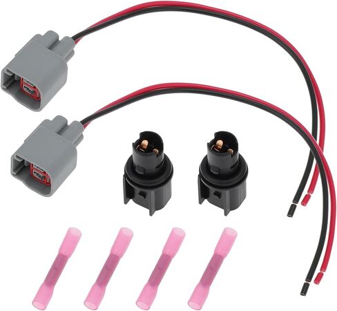 2 Set Side Marker Light Bulb Socket Pigtail Harness for Ford for Mustang 2005-2023 Parking Lamp Connector Plug Wiring for Ford for Ranger Maverick No.6R3Z-13411-BA/6R3Z13411BA in Saudi Arabia