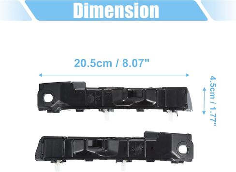 X AUTOHAUX 1 Pair Front Bumper Mount Support Bracket for Hyundai Sonata 2011-2015 86513-3S000 86514-3S000 Left and Right Side in Saudi Arabia