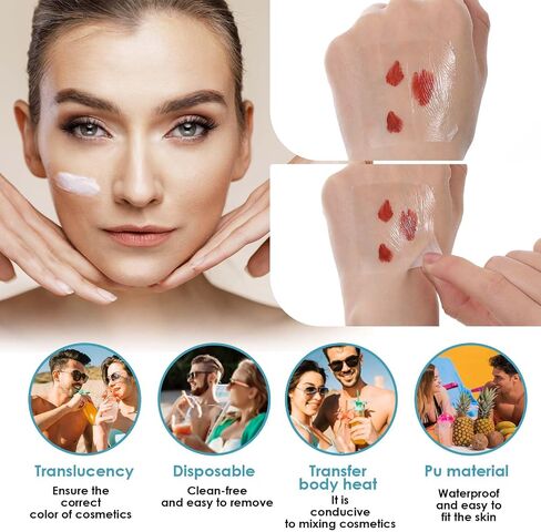200 Pcs Transparent Stretch Adhesive Bandage, Waterproof Clear Adhesive Bandages, Aftercare Clear Film Dressing Bandages, Second Skin Tattoo Cover Wound Over for Tattoo Aftercare 1.96×1.96 in Saudi Arabia