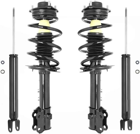 Complete Struts COMPLETESTRUTS - Front Complete Strut Assemblies with Coil Springs and Rear Shock Absorbers Replacement for 2010-2015 Hyundai Tucson FWD - Set of 4 in Saudi Arabia