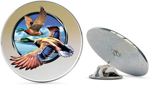 Ducks Flying Metal 0.75" Lapel Hat Pin Tie Tack Pinback in Saudi Arabia