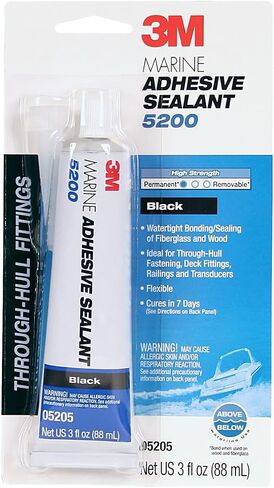 3M 05205 3 Oz Black Marine Adhesive Sealant in Saudi Arabia