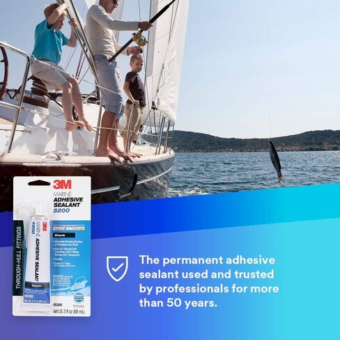 3M 05205 3 Oz Black Marine Adhesive Sealant in Saudi Arabia