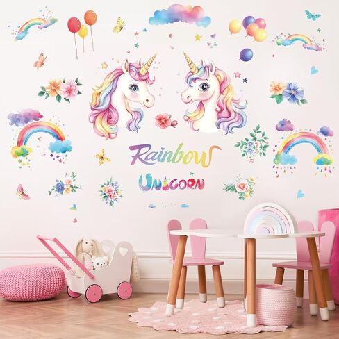 Removable Mushroom Fairy Wall Sticker Peel and Stick, Self-Adhesive Vinyl Fairy Tale Wall Decal, Wall Decor Art Home Decoration for Living Room Bedroom Nursery Playroom in Kuwait
