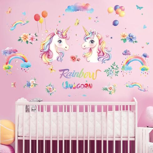 Removable Mushroom Fairy Wall Sticker Peel and Stick, Self-Adhesive Vinyl Fairy Tale Wall Decal, Wall Decor Art Home Decoration for Living Room Bedroom Nursery Playroom in Kuwait