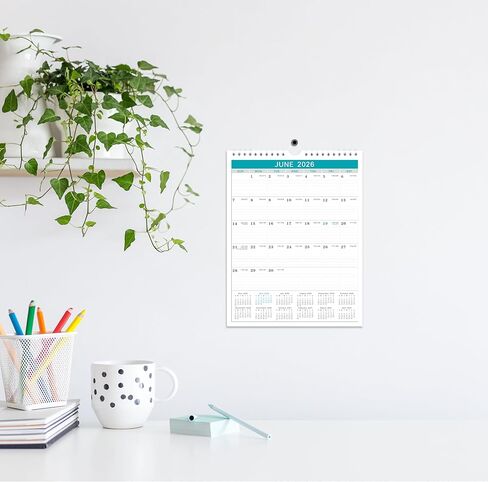 Calendar 2024-2025-18 Monthly from Jul 2024 to December 2025, 2024-2025 Calendar with Julian Date, 12 x 17 Inches, Thick Paper in Kuwait