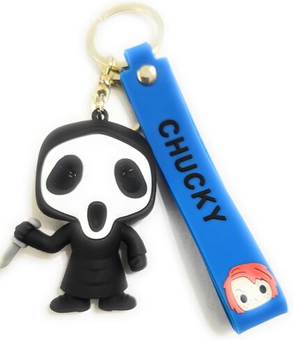 Horror Series Ghost Killer Keychain Ghost Baby Bride Clown Keychain Car Pendant in Saudi Arabia