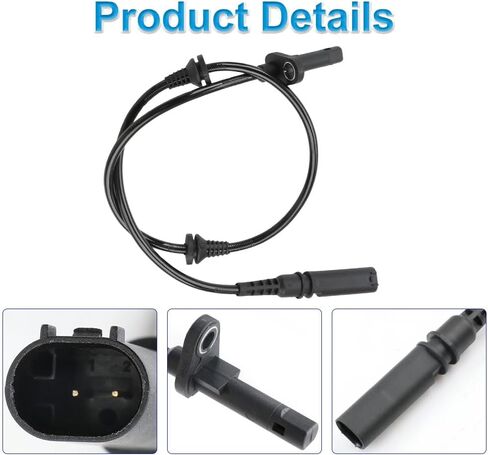 2 Pcs ABS Wheel Speed Sensors Compatible with BMW X5 X6 2008 2009 2010, Front Left and Right abs Sensors, Replacement for 34526771776 in Saudi Arabia
