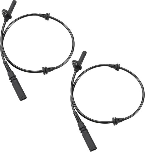 2 Pcs ABS Wheel Speed Sensors Compatible with BMW X5 X6 2008 2009 2010, Front Left and Right abs Sensors, Replacement for 34526771776 in Saudi Arabia