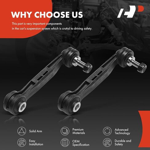 A-Premium 2 x Rear Sway Bar Links Stabilizer Bar Links, Compatible with BMW X3 2011-2017, X4 2015-2018 in Saudi Arabia