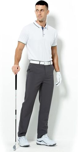 Arjen Kroos Men's Short Sleeve Golf Polo Shirts Quick Dry Performance Athletic Muscle Regular Fit Tee,WHITE-CK3309-NEW,Medium in Saudi Arabia