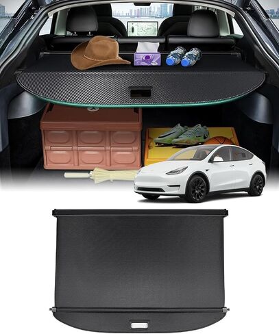 Powerty Compatible with Cargo Cover Hyundai Tucson 2024 2023 2022 Trunk Security Cover Retractable Shielding Shade Black No Gap Auto Accessories in Kuwait