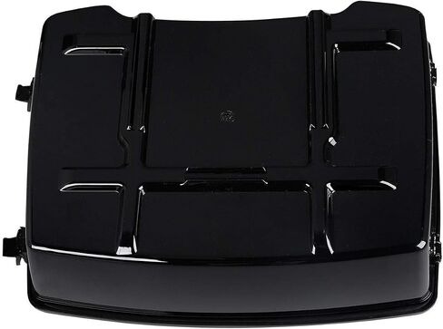 TCMT 10.7" Black Latches Chopped Motorcycle Trunk Box Backrest Pad Mount Rack Fit For Harley 2009-2013 Touring Road King Road Street Electra Glide Pack in Saudi Arabia