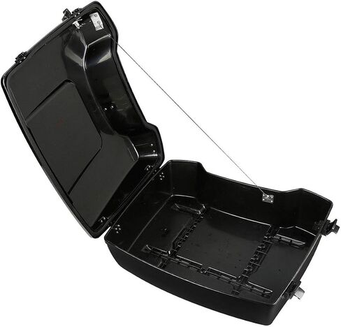 TCMT 10.7" Black Latches Chopped Motorcycle Trunk Box Backrest Pad Mount Rack Fit For Harley 2009-2013 Touring Road King Road Street Electra Glide Pack in Saudi Arabia
