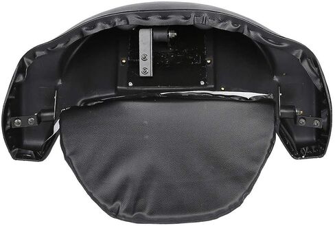 TCMT 10.7" Black Latches Chopped Motorcycle Trunk Box Backrest Pad Mount Rack Fit For Harley 2009-2013 Touring Road King Road Street Electra Glide Pack in Saudi Arabia