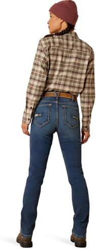 Ariat Womens Rebar Hr Riveter Straight Jean in Saudi Arabia