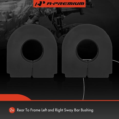A-Premium 2 x Rear To Frame Sway Bar Bushing Kit, Compatible with Honda Civic 2006-2011/2013-2015 & Acura CSX 2007-2010 in Saudi Arabia