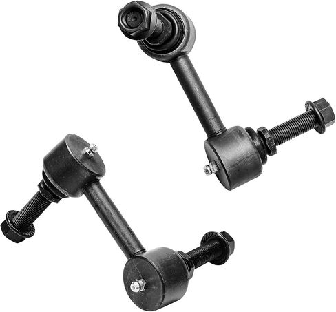 Detroit Axle - Front 2pc Sway Bars for 2002-2003 Chevrolet Trailblazer EXT GMC Envoy XL Isuzu Ascender Oldsmobile Bravada, 2 Stabilizer Sway Bar End Links Replacement in Saudi Arabia