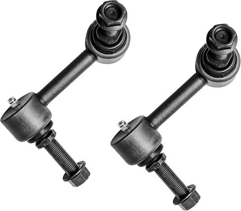 Detroit Axle - Front 2pc Sway Bars for 2002-2003 Chevrolet Trailblazer EXT GMC Envoy XL Isuzu Ascender Oldsmobile Bravada, 2 Stabilizer Sway Bar End Links Replacement in Saudi Arabia