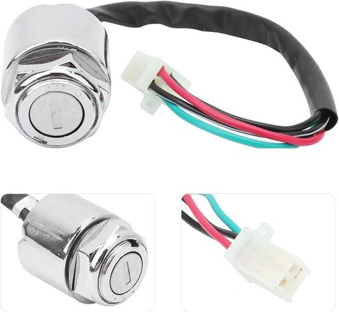 Universal Motorcycle Electric Bike Ignition Switch Set with 2 Keys Replacement for ATV Mini Moto Dirt Bike in Saudi Arabia