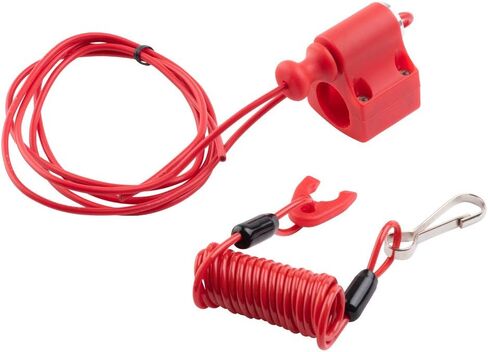 Tusk Power Pull Tether Kill Switch Red for Kawasaki KFX 50 2003-2009,2013-2017,2019-2023 in Saudi Arabia