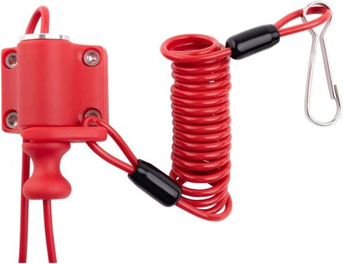 Tusk Power Pull Tether Kill Switch Red for Kawasaki KFX 50 2003-2009,2013-2017,2019-2023 in Saudi Arabia