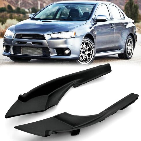 1 Pair Front Windshield Cowl Trim Cover Panel for 2008-2017 Mitsubishi Lancer Evo in Saudi Arabia