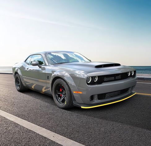 واقي الشفاه الأمامي من IKON MOTORSPORTS، متوافق مع 2018-2023 دودج تشالنجر ذات الجسم العريض هيلكات شيطان العين الحمراء، واقي الفاصل الأمامي in Saudi Arabia