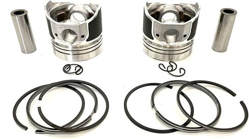 2 PCS Piston set+Cylinder Liners (Semi-finished) Compatible with Kubota Z750 Engine in Saudi Arabia