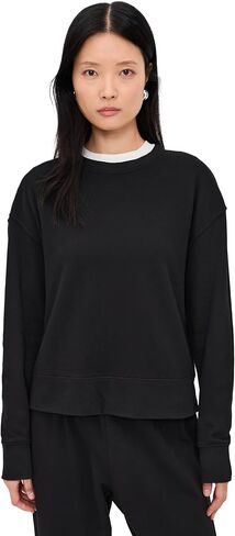 perfectwhitetee Women's Tyler French Terry Pullover Sweater in Saudi Arabia