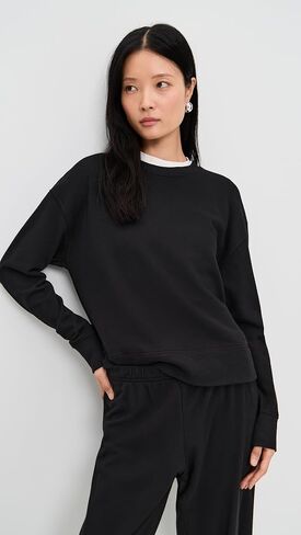 perfectwhitetee Women's Tyler French Terry Pullover Sweater in Saudi Arabia