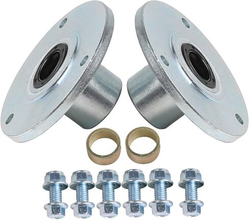 Set of 2 YC Yier 6" Go Kart Tires 145/70-6 Tire and Rim with 17mm Front 3 Stud Hubs 145x70x6 Go Cart ATV Wheel Tire with Rim Tubeless Wheels for DIY Part Quad Buggy Mini Bike 4 Wheelers Lawn Mower in Saudi Arabia