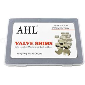 AHL 9.48mm O.D. 1.20mm-4.00mm Thick Adjustable Valve Shim Kit for Honda CRF450R CRF450 R 2002-2012 (52pcs)
