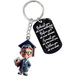 Class 2024 Graduation Gifts - Keychain for Her Girls Him Boys High School College Kindergarten Preschool