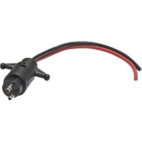 SeaSense Male Motor Side Trolling Connector with 10 Gauge/2 Prong/2-Wire, 12 V