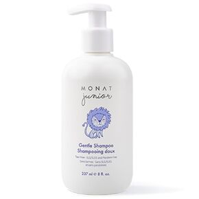MONAT Junior™ Gentle Shampoo - A safe, Gentle and Non-irritating Hair Shampoo for children. All Natural Tear-free, Sulfate & Paraben-free - Net Wt. 237 ml / 8 fl. oz.