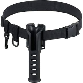 حزام حامل قضيب الخصر من Laelr، مُدخل عمود قضيب الصيد المحمول، حزام دعامة قضيب الصيد قابل للتعديل، رف قضيب الخصر للصيد في الهواء الطلق in Kuwait