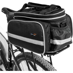 Disconano® Waterproof Multi Function Excursion Cycling Bicycle Bike Rear Seat Trunk Bag Carrying Luggage Package Rack Panniers with Rainproof Cover