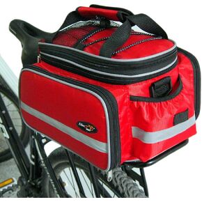 Disconano® Waterproof Multi Function Excursion Cycling Bicycle Bike Rear Seat Trunk Bag Carrying Luggage Package Rack Panniers with Rainproof Cover