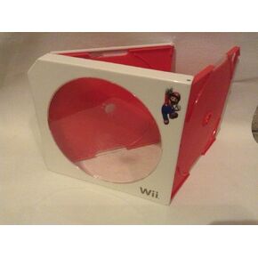 Pelican Accessories WII-N7544M Mario Multi-Disc Game Case - Red