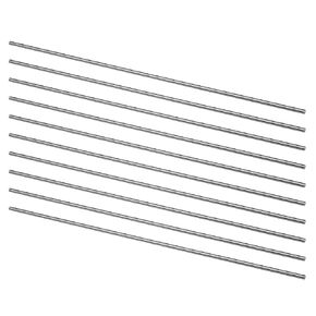 uxcell Round Steel Rod, 4mm HSS Lathe Bar Stock Tool 200mm Long, for Shaft Gear Drill Lathes Boring Machine Turning Miniature Axle, Cylindrical Pin DIY Craft Tool, 10pcs
