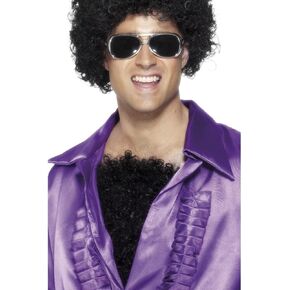 Smiffy's Men's Hairy Chest Dark Deluxe