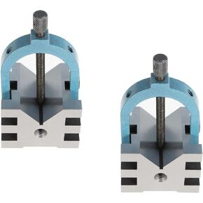 4Pcs V-Block 2-3/8 x 2-3/4 x 2 Inch Multi-Use Gauge Gage and Clamp Tool with Box