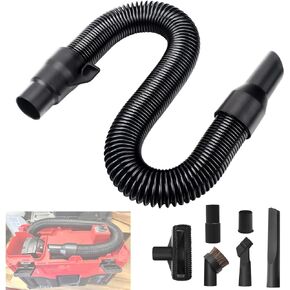 14-37-0105 Vacuum Hose & Universal Attachments Adapter Kit Hose Assembly Compatible With Milwaukee M18 Packout Vacuum 14-37-0105 Replacement Hose 0880-20, 0970-20