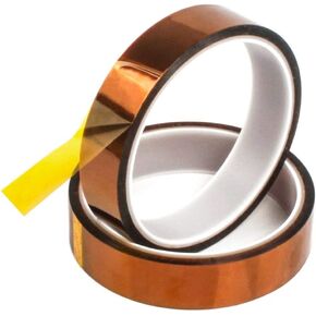 HiLetgo 2pcs 20mm 100ft Gold High Temperature Heat Resistant Tape Polyimide BGA