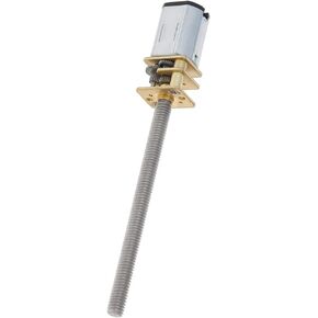 1Pcs Long Axis Speed Reduction Gear Motor DC 3V 400RPM N20 with M4x55mm Lead Screw Thread Output Shaft for RC Car Robot Model DIY Engine