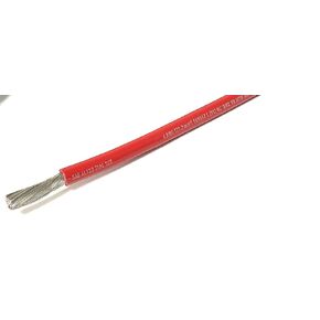 4 AWG Gauge Marine UL1283 SAE TINNED Copper Battery Cable Boat Wire Made in USA (5 ft) Red
