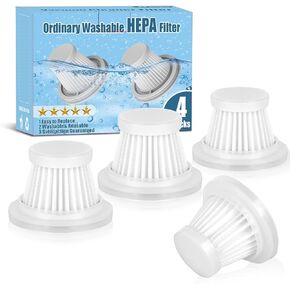 Vacuum Cleaner Original Filter - 4 Pcs - 1-year Lifetime - HEPA Filter Replacement for HL-03 - HL-118 Pro