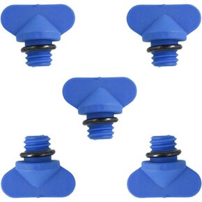 22-806608A02 Manifold Engine Block Drain Plug Kit with O-Ring for Mercruiser Malloy 9-41203 GLM 13992 Replace Sierra 18-4226 22-806608A1, 5 Packs